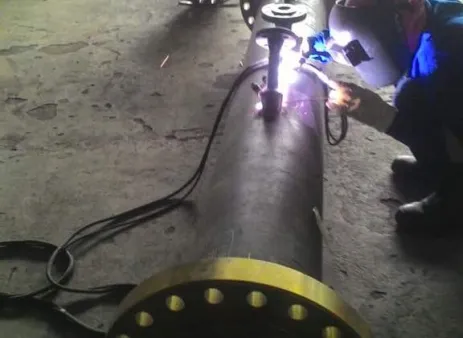 Pipeline Kursus: PipeLine Installation and Engineering design & analysis  3 prepare_flange_connection