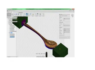 Manufacture Kursus: Auto-Desk FUSION 360 (online and offline)<br>Certificated Internasional (ACU and ACP) <br>Completed Pratekum CNC Mesin  5 simulasi_1