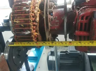 Manufacture Kursus: Dynamic Balancing Rotor Motor/Generator/Fan Machine. <br> 4 vid_20220421_124901